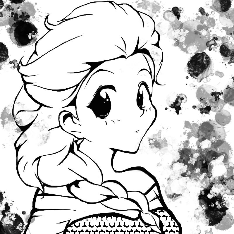 800x800 Elsa Manga Style By Poppetthepuppet101