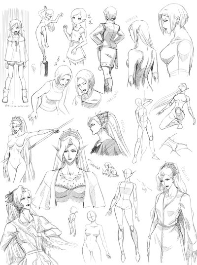 400x537 Manga Female Body Anatomy