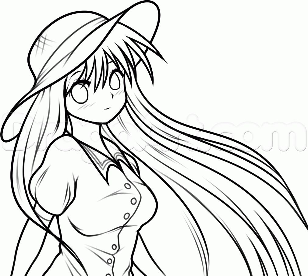 1011x906 How To Draw A Manga Girl Step 10 Projects To Try