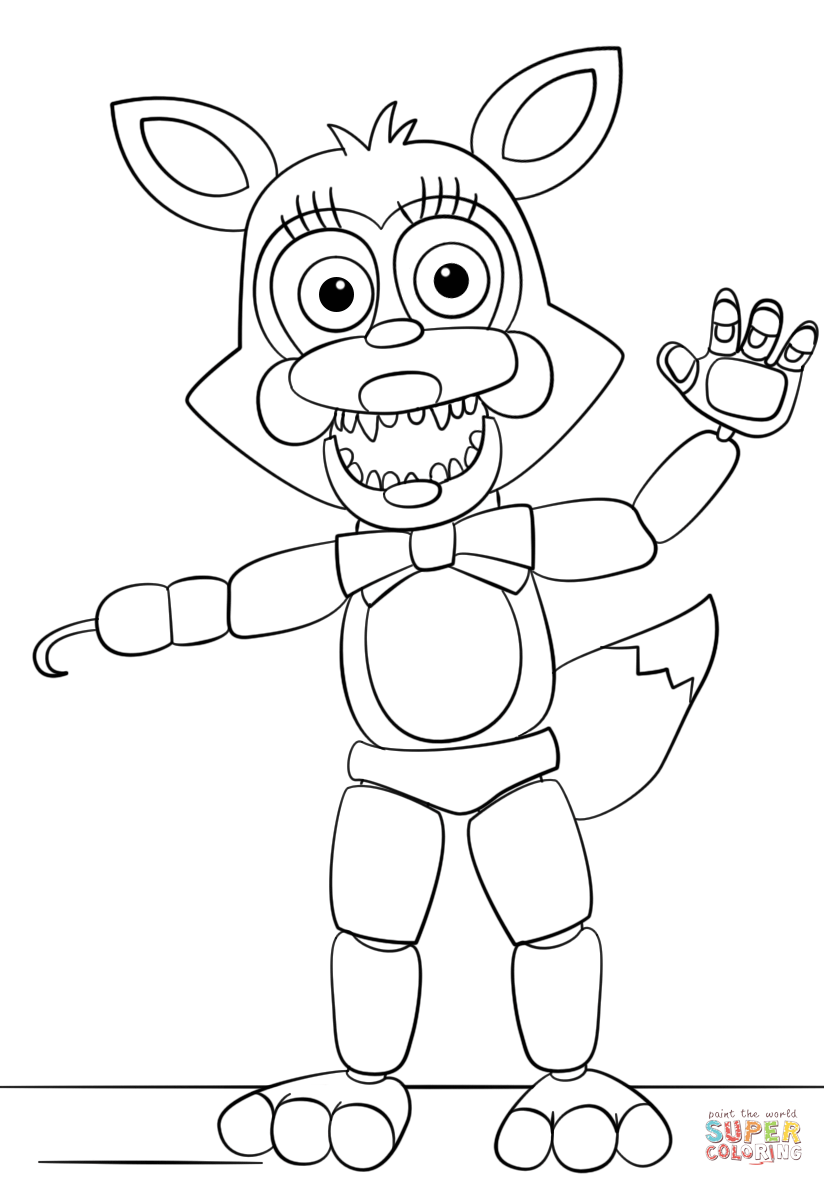 824x1186 Mangle From Five Nights