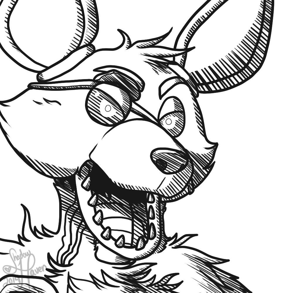 1000x1000 Fnaf Coloring Pages Mangle And Foxy