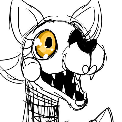 Mangle Fnaf Drawing at GetDrawings | Free download