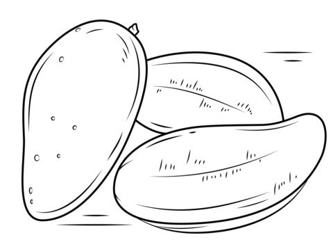 480x358 Coloring Pages Mango, Printable For Kids Amp Adults, Free To Download