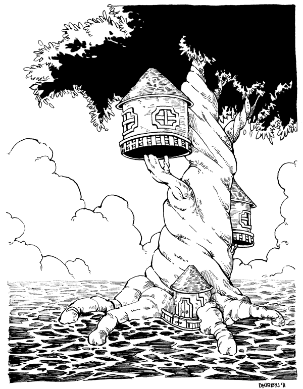 600x771 Mangrove Treehouse By Dkirbyj