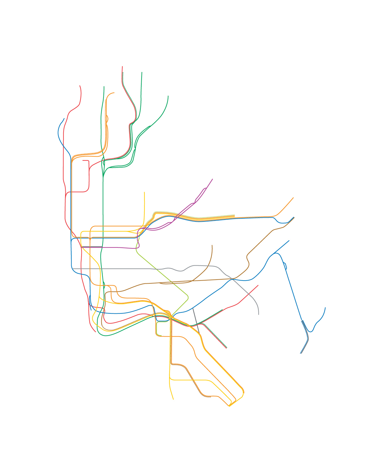 1207x1534 Nyc Subway Map