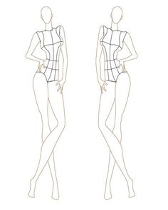 236x295 Mannequin Template For Fashion Design