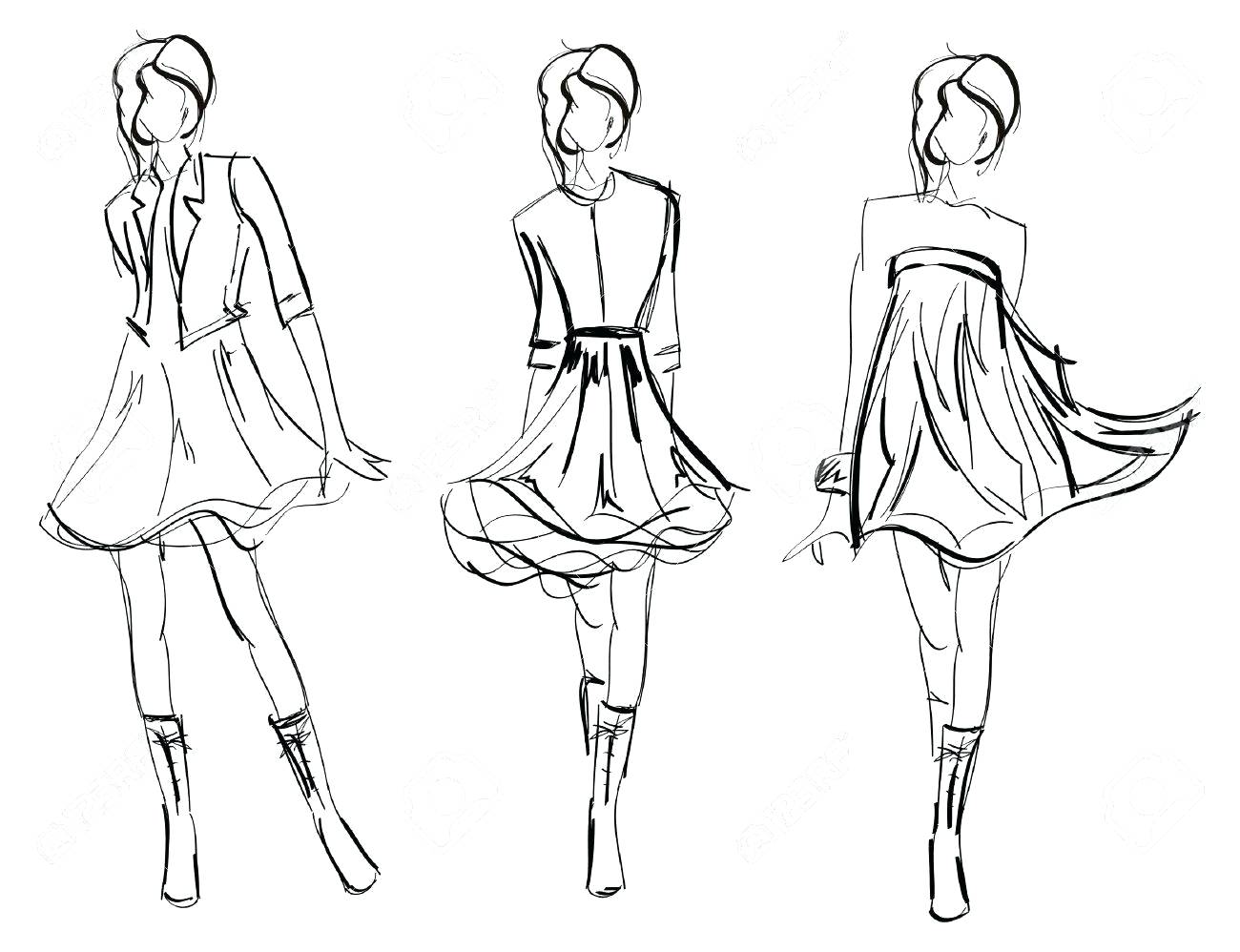 Mannequin Drawing For Fashion at GetDrawings | Free download