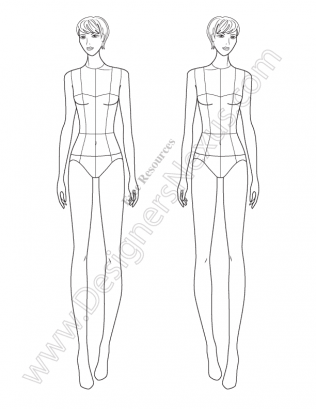 316x409 Fashion Mannequin Templates
