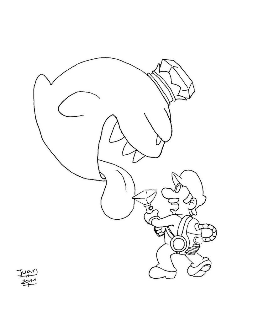 807x991 Speed Drawluigi's Mansion