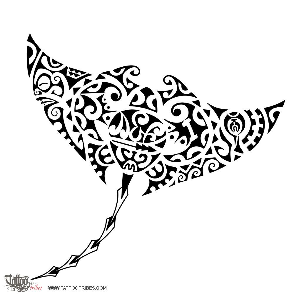 1000x1000 Tatuaggio Di Manta Tartaruga, Protezione Famigliare Tattoo