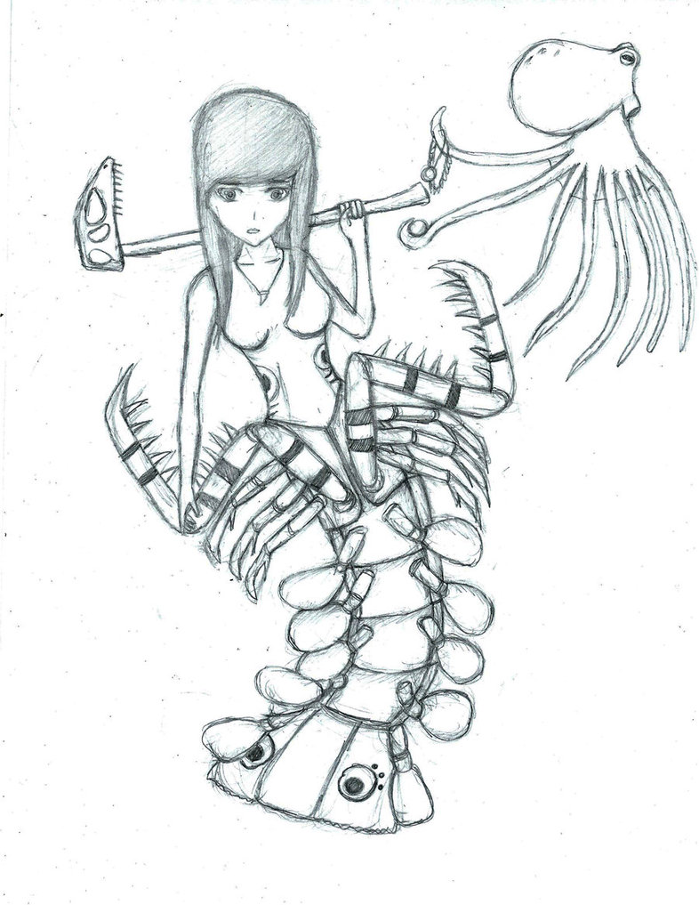 786x1017 Mantis Shrimp Gijinka By Makutakrika