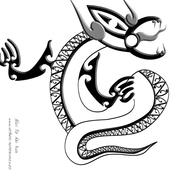 600x600 Maori Taniwha By Dragonaotearoa