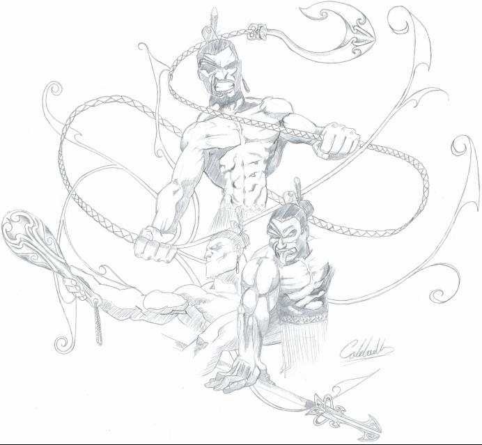 692x639 Maori Warrior By Kidet