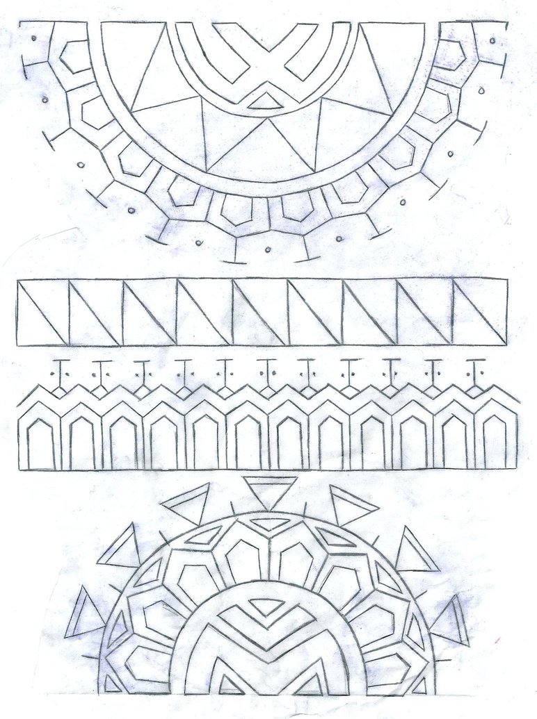 772x1035 Maori Free Hand Drawing Design By Flaviudraghis