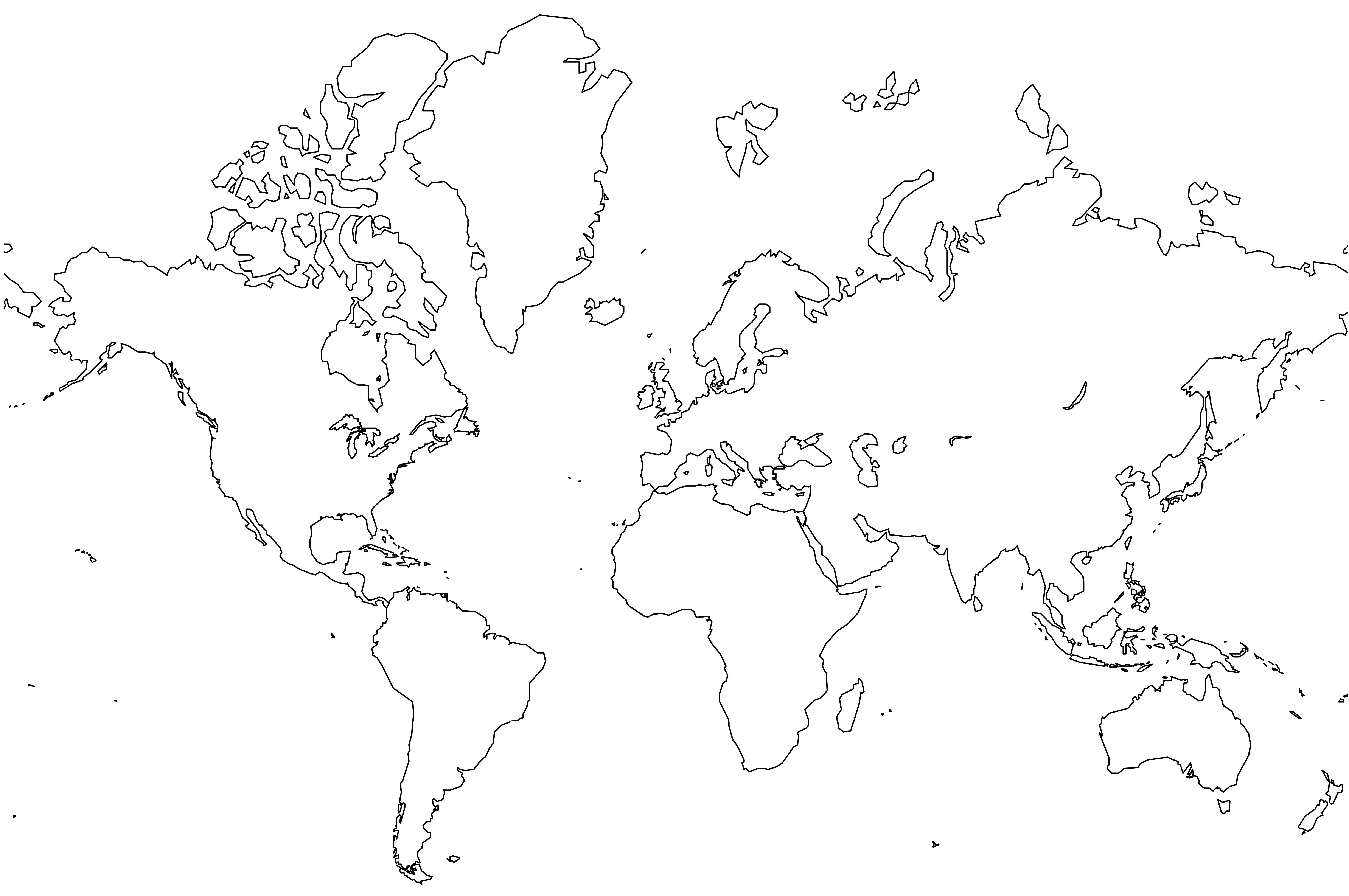 6264x4161 World Map