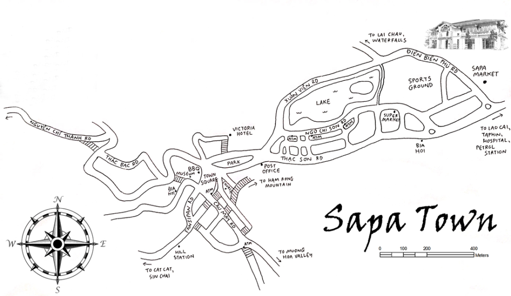 1024x593 Drawing Maps For Sapa Travellers Sapa Travel