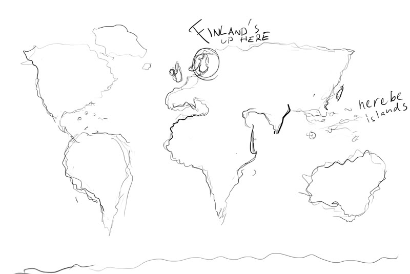 800x535 Draw The Map Of The World Printable Us Maps