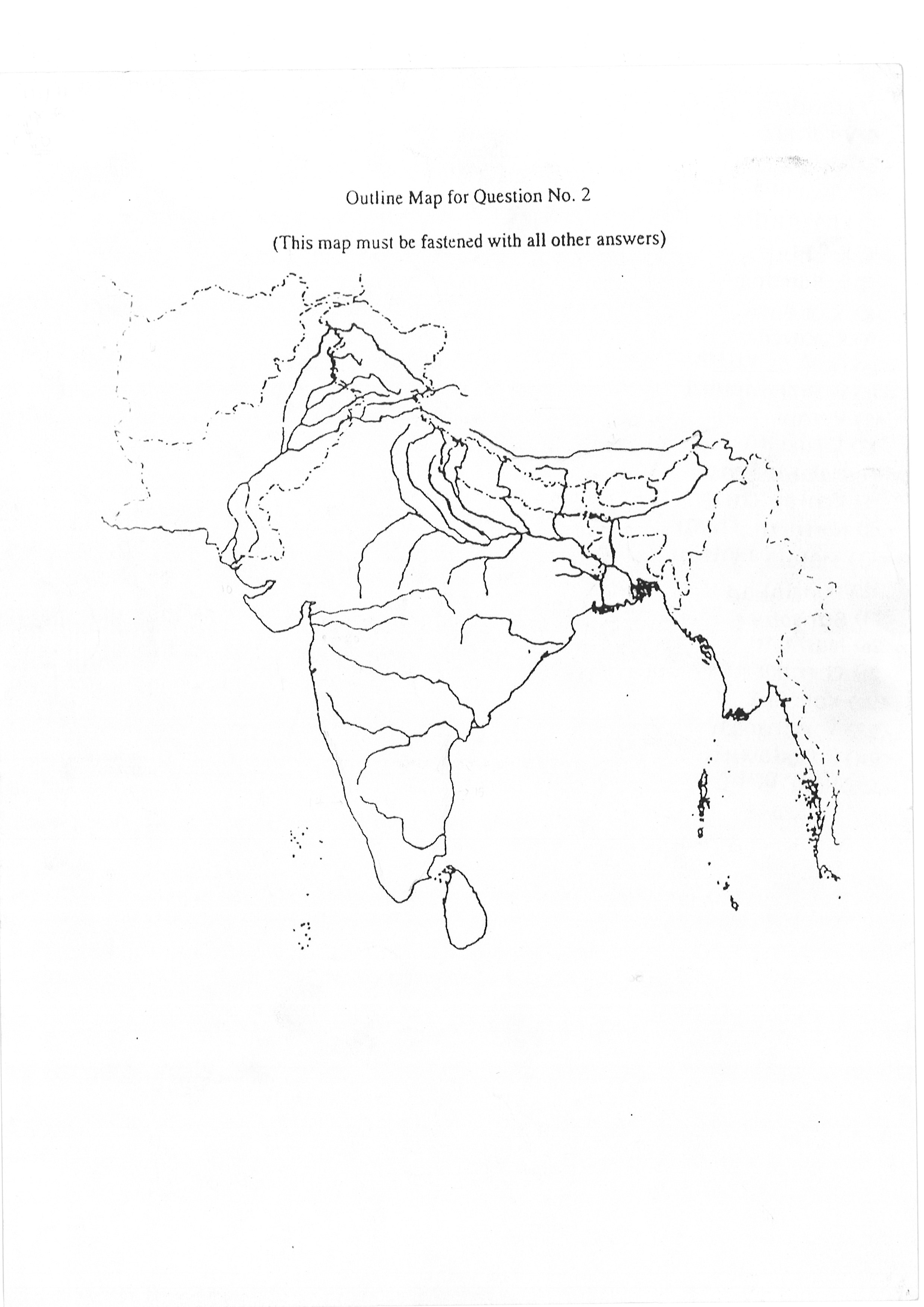 2480x3507 Geography Sample India Map Outline Helpline For Icse Students