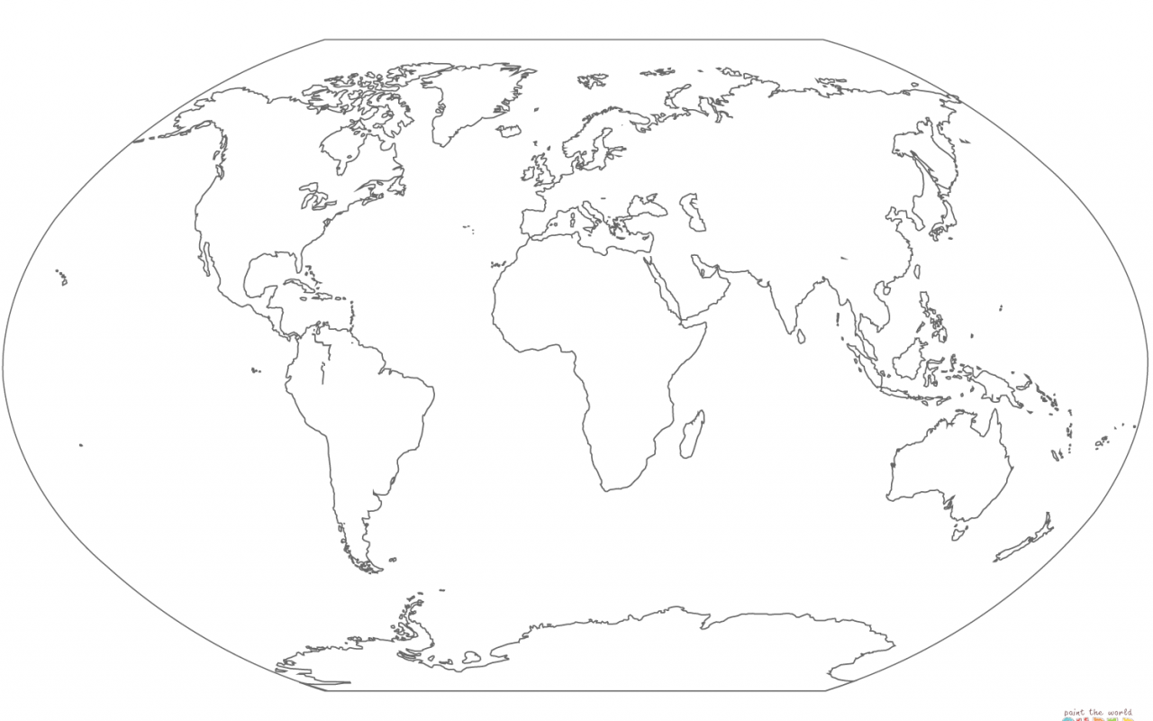 Map Of The World Drawing at GetDrawings | Free download