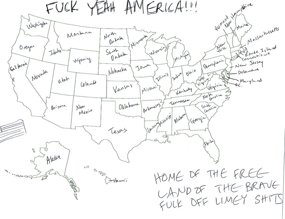 990x761 Us Map To Color