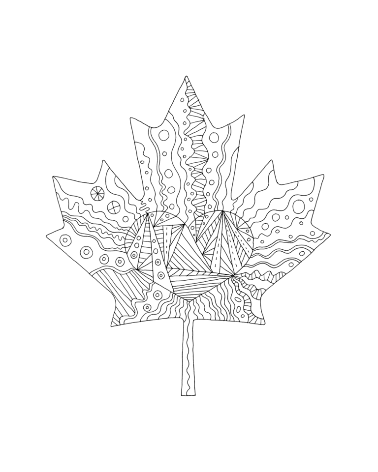 768x960 Inner Maple Leaves