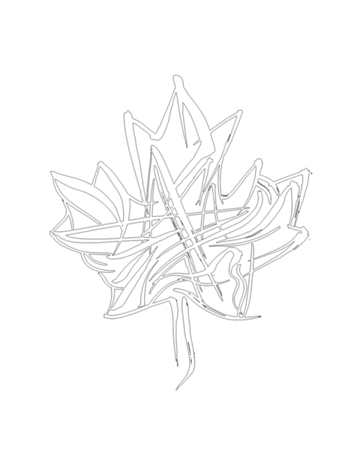 360x450 Inner Maple Leaves