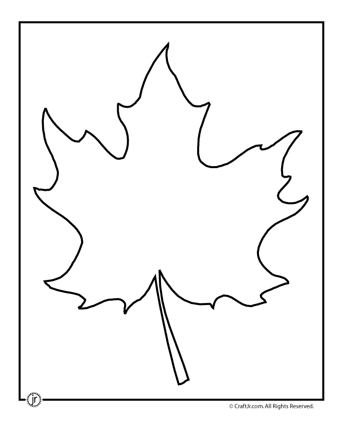 680x880 Leaf Template Printables Maple Leaf Template 2 Craft Jr. Art