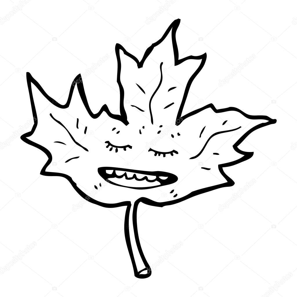 1024x1024 Drawn Maple Leaf Cartoon
