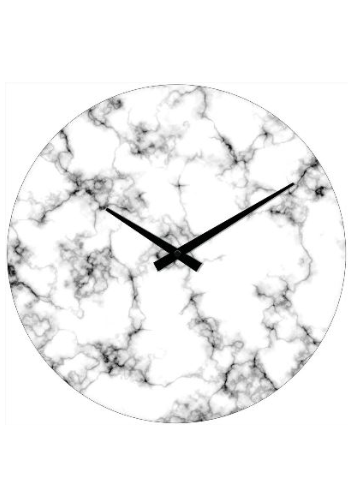 353x500 Marble Clock 30cm