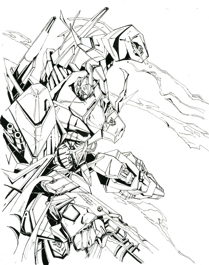 711x900 Bruticus Unite Line Art By Marble V