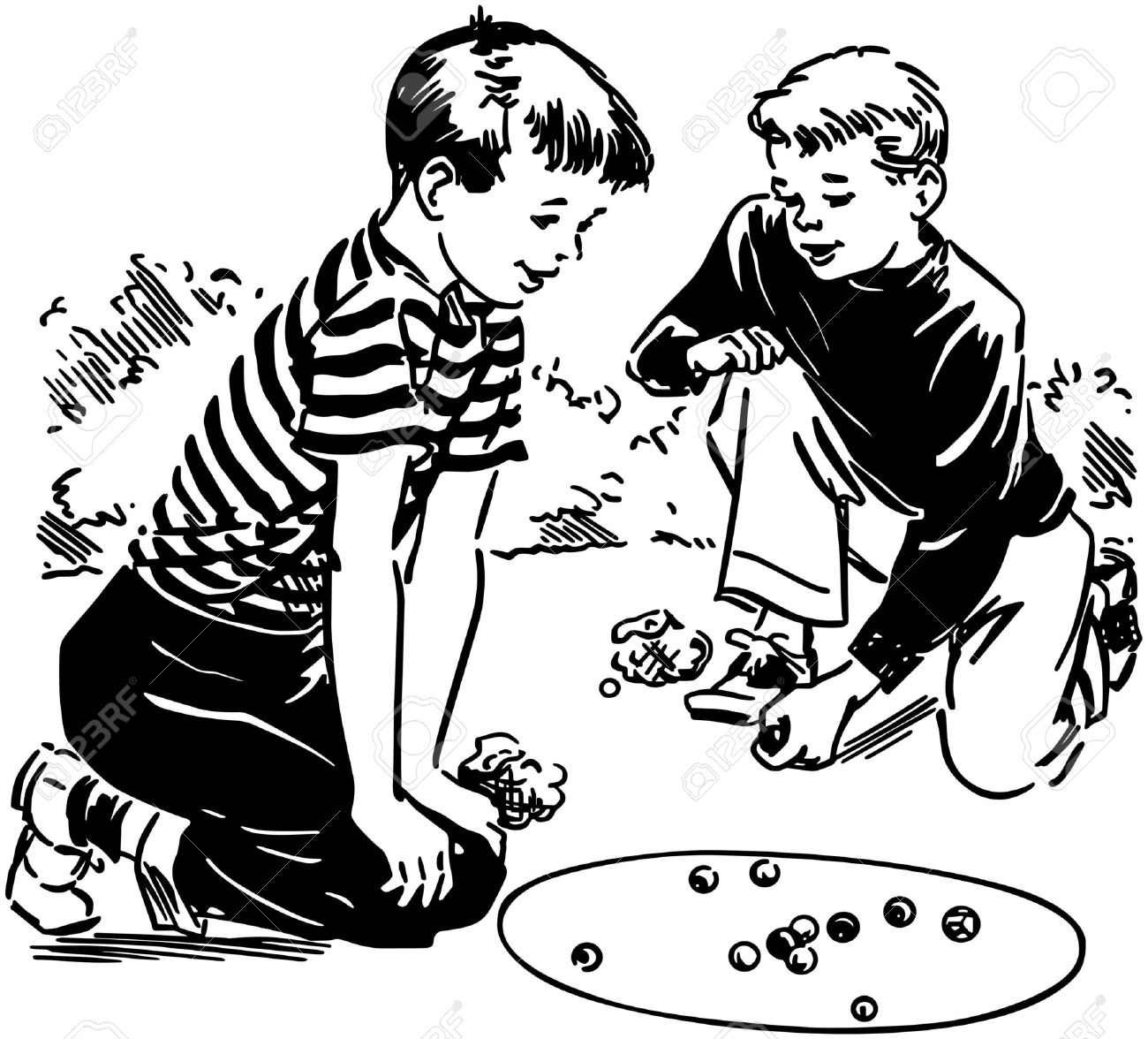 1300x1176 Kids Playing Marbles Clipart