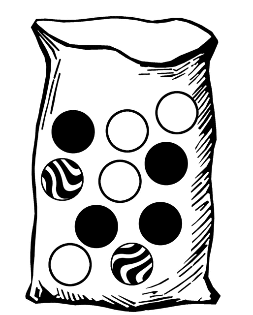 514x640 Bag With Ten Marbles Clipart Etc