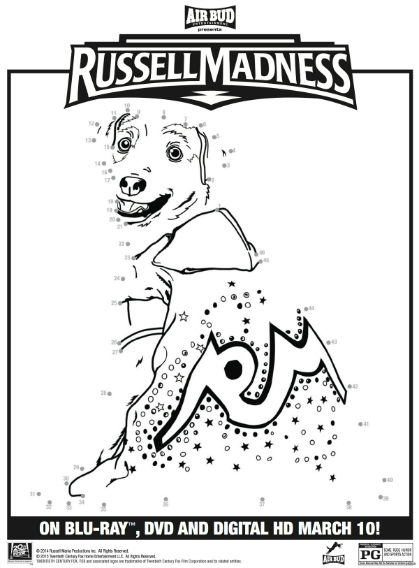 600x813 Russell Madness Connect The Dots Coloring Page Printable