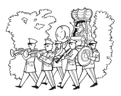 400x320 Marching Orders Mardi Gras And The Military