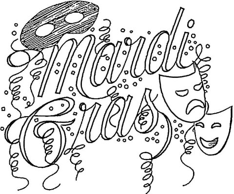 480x399 Festival Of Mardi Gras Coloring Page Free Printable Coloring Pages