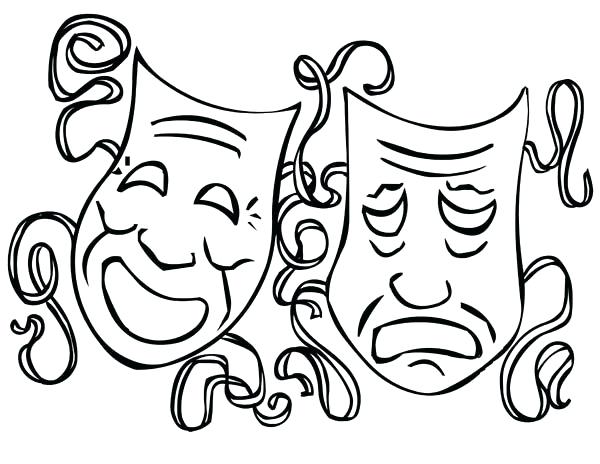 600x464 Mardi Gras Coloring Pages Free Printable Masks Coloring Pages