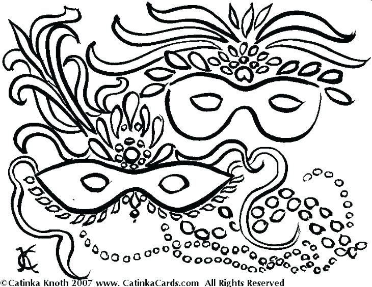 730x564 Mardi Gras Masks Coloring Pages Elegant Masks Coloring Pages Image