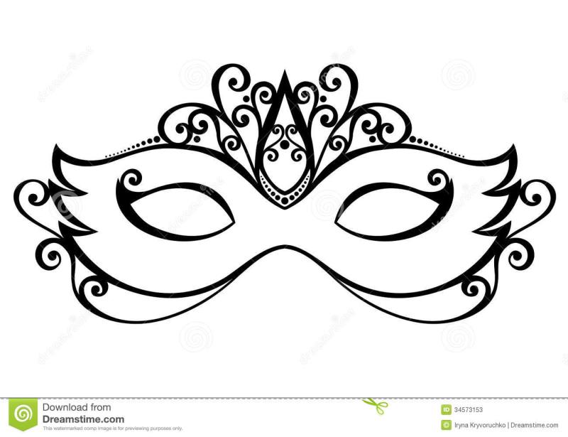 Mardi Gras Mask Drawing at GetDrawings | Free download