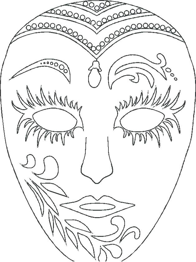 629x841 Elegant Mardi Gras Masks Coloring Pages Image Sheets By Paint