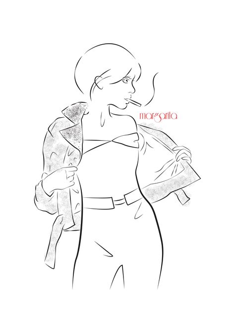 474x670 Olivia Smoking John By Margarita Kusnaidi Mijn State Of Art