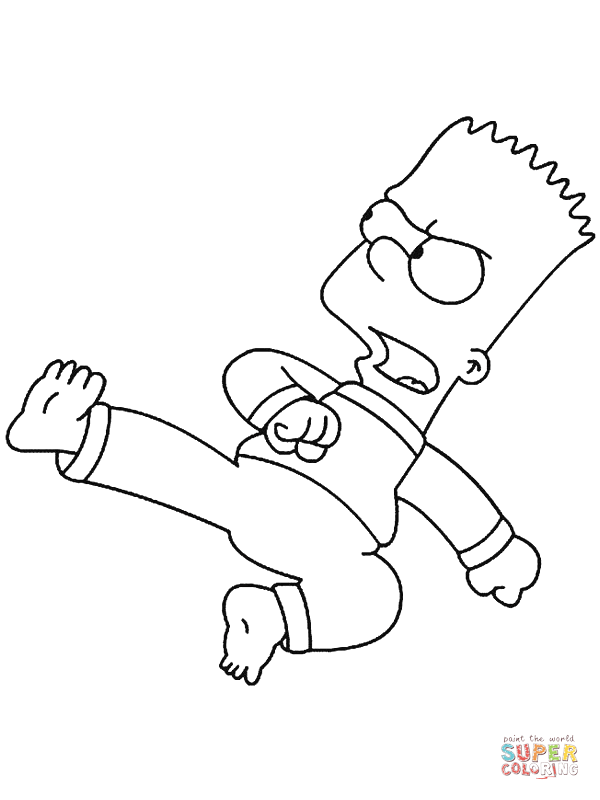 600x800 The Simpsons Coloring Pages Free Coloring Pages