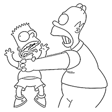 230x230 Top 10 Free Printable Simpsons Coloring Pages Online