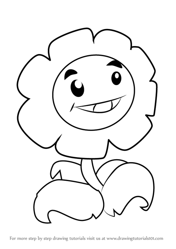 565x800 Learn How To Draw Marigold From Plants Vs. Zombies (Plants Vs