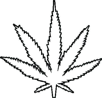 360x344 Pot Leaf Coloring Pages Weed Leaf Coloring Pages Coloring Pages