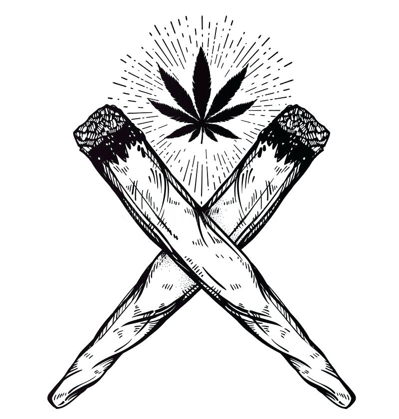 800x840 Cannabis Coloring Book