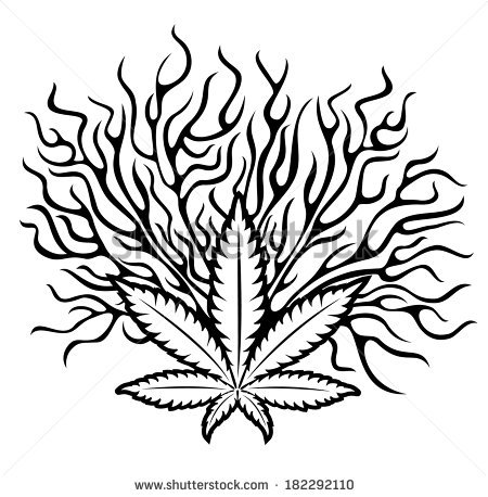 450x458 Drawn Marijuana