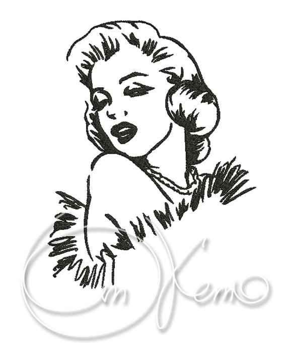 570x684 Machine Embroidery File