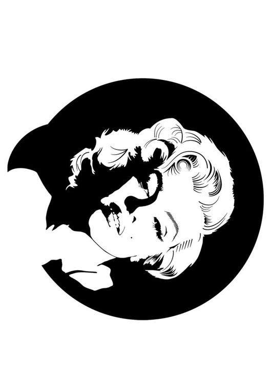 531x750 Coloring Page Marilyn Monroe