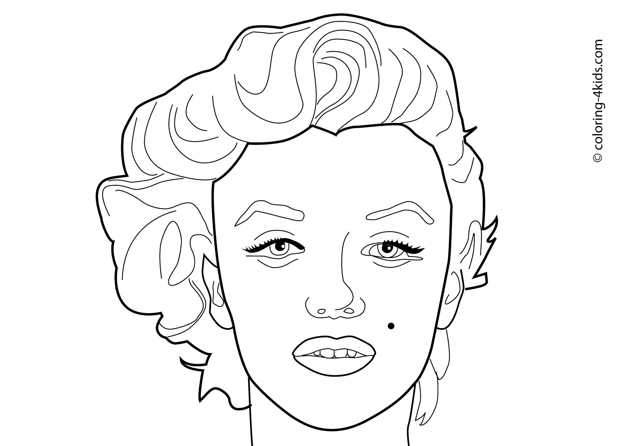 2079x1483 Easy Marilyn Monroe Drawing