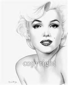 239x300 Image Result For Marilyn Monroe Sketch Audrey Hepburn Amp Marilyn